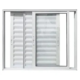  Veneziana 3 Folhas M�veis Alum�nio Branco Linha 25 Premium