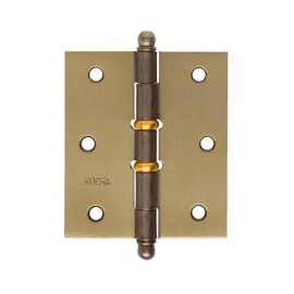 DOBRADI�A PORTA  A�O OXIDADO COM AN�IS 3" ROCHA 