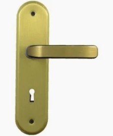 Fechadura Para Porta Interna Stilo Alavanca Bronze Mgm Cor Dourado