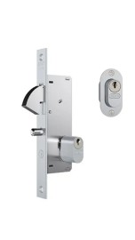 FECHADURA PARA PORTA DE CORRER BICO DE PAPAGAIO STAM -950 CROMADA 
