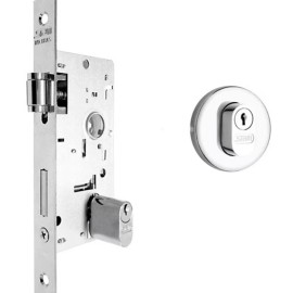  FECHADURA ROLETE 803 REDONDA CROMADA  STAM