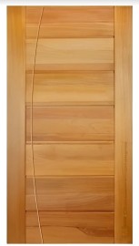 FOLHA DE PORTA DE MADEIRA TAUARI MACI�A BBB COM FRISO 
