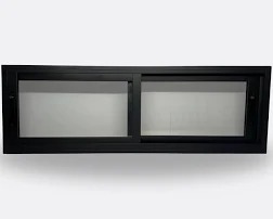 VITRO 2 FOLHAS M�VIES LINHA PREMIUM SEM GRADE -ALUM�NIO PRETO