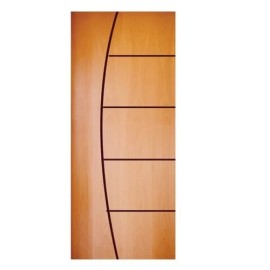 Porta Frisada Duratree Modelo DR 23 Em Madeira Semi S�lida 82cm X 210 CM 