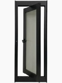 Vitro Capelinha  Alum�nio 0,40 x 1,00  Linha 25 Premium  Preto 