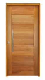 PORTA PIVOTANTE MADEIRA MACI�A BBB TAUARI 2,15 X 1,07 - MONTADA NO BATENTE CX 14CM COM PUXADOR 